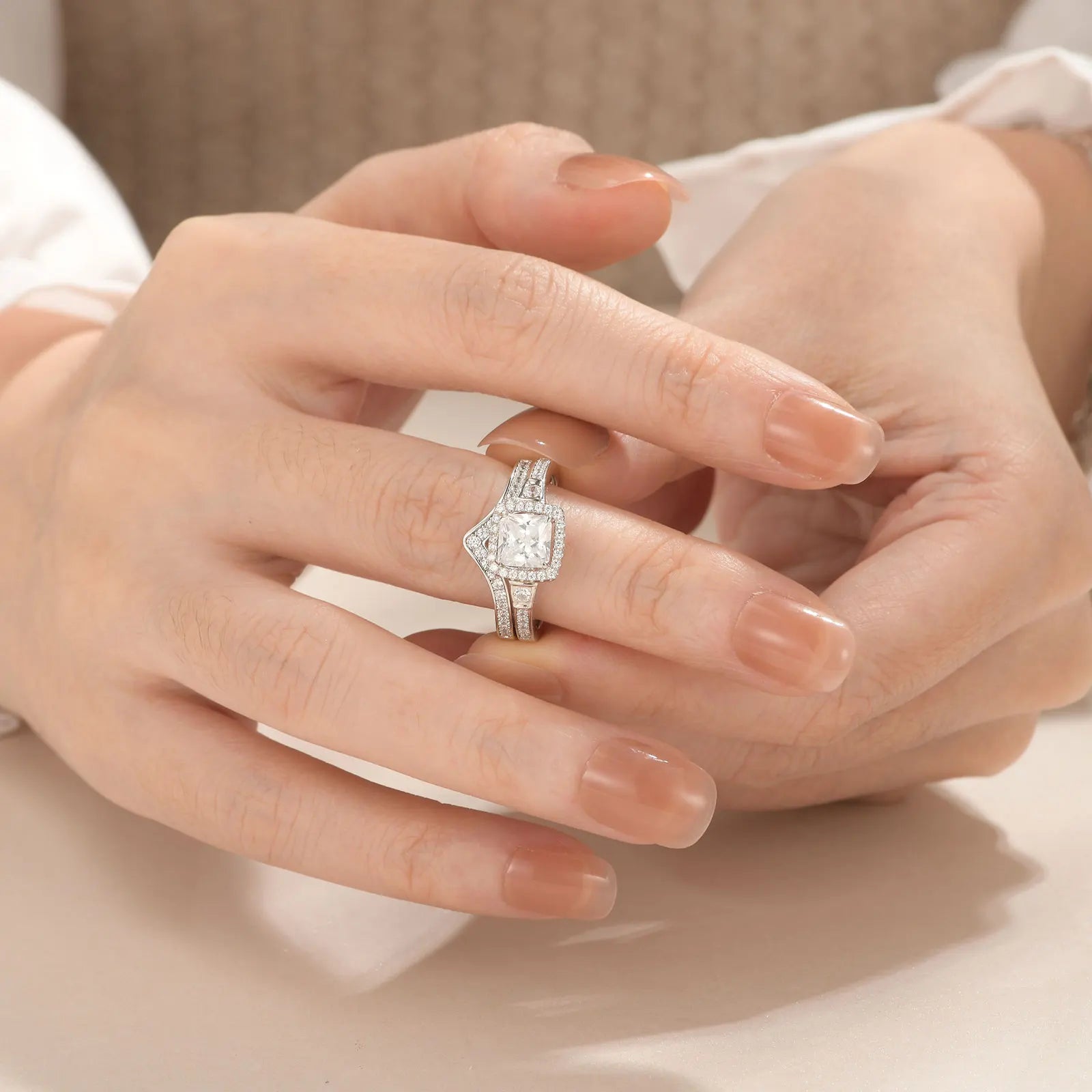 EternalWish™ 925 Silver Bridal Rings Set - SplendidShine™